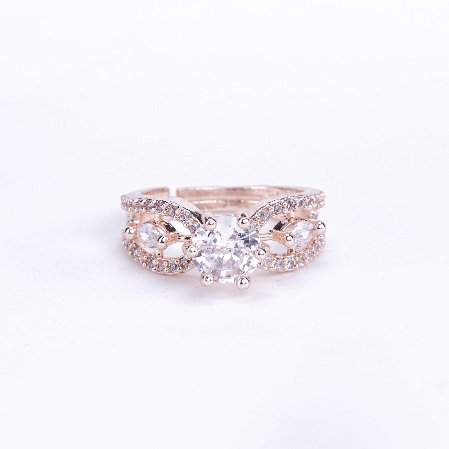 Opal Touch - Rose Gold Wedding Bliss Ring - Rings