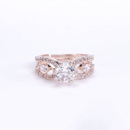 Opal Touch - Rose Gold Wedding Bliss Ring - Rings
