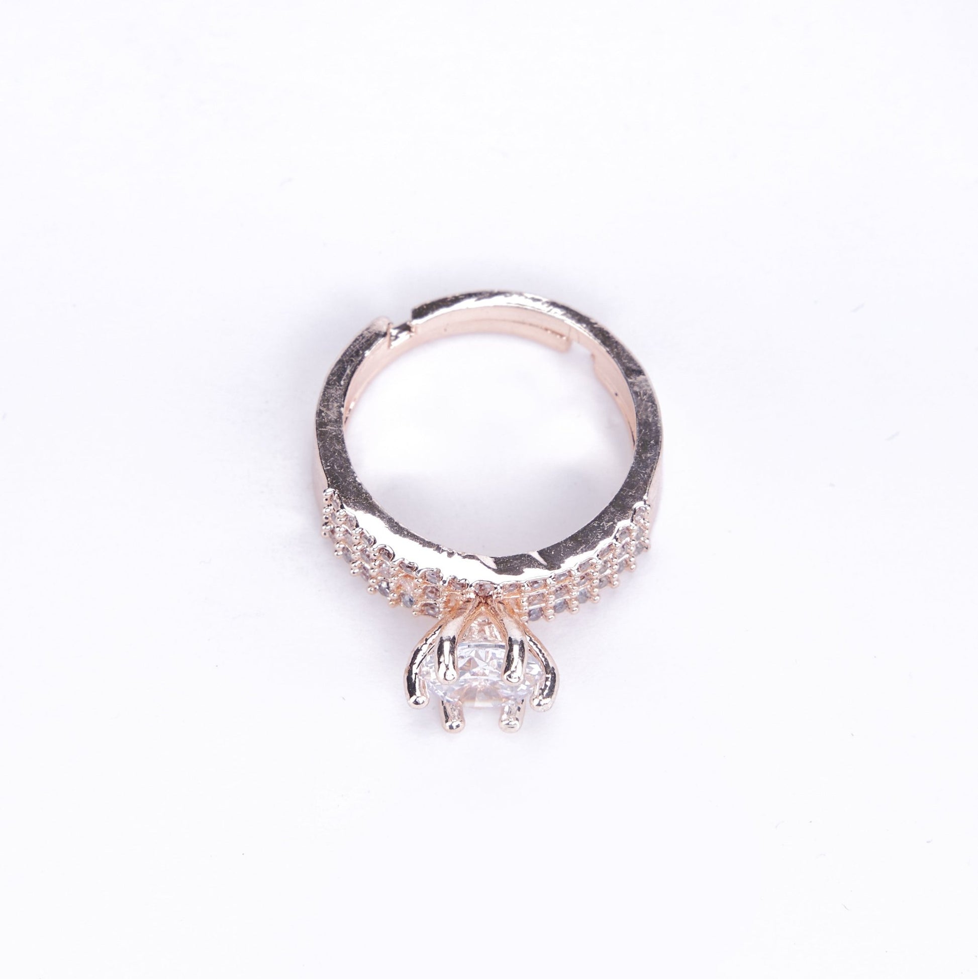 Opal Touch - Rose Gold Wedding Elegance Ring - Rings