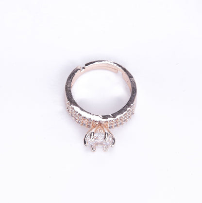 Opal Touch - Rose Gold Wedding Elegance Ring - Rings