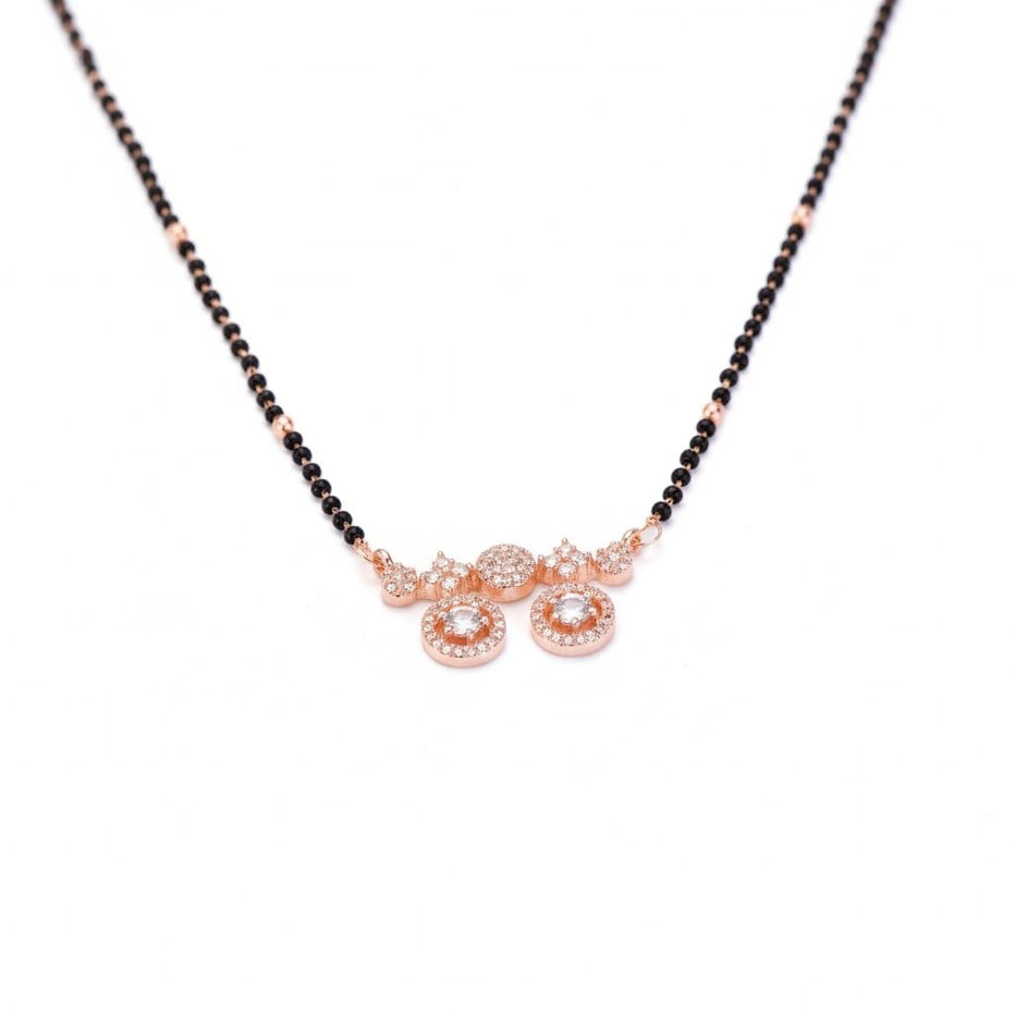 Rose Gold Whisper Mangalsutra - Opal Touch