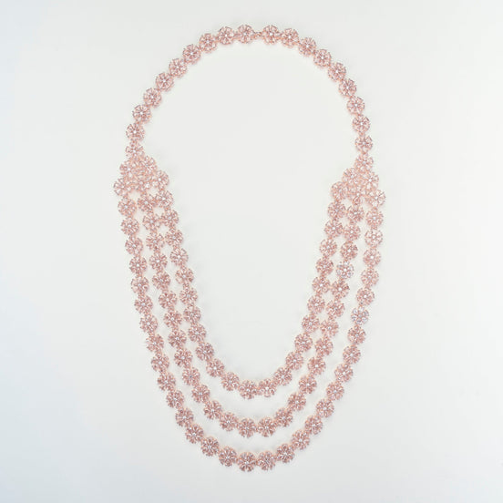 Opal Touch - Rose Gold White Elegance Necklace - Necklace
