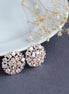 Studs - Rose Gold White opulence Studs - Opal Touch