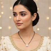 Rose Lattice Mangalsutra - Opal Touch