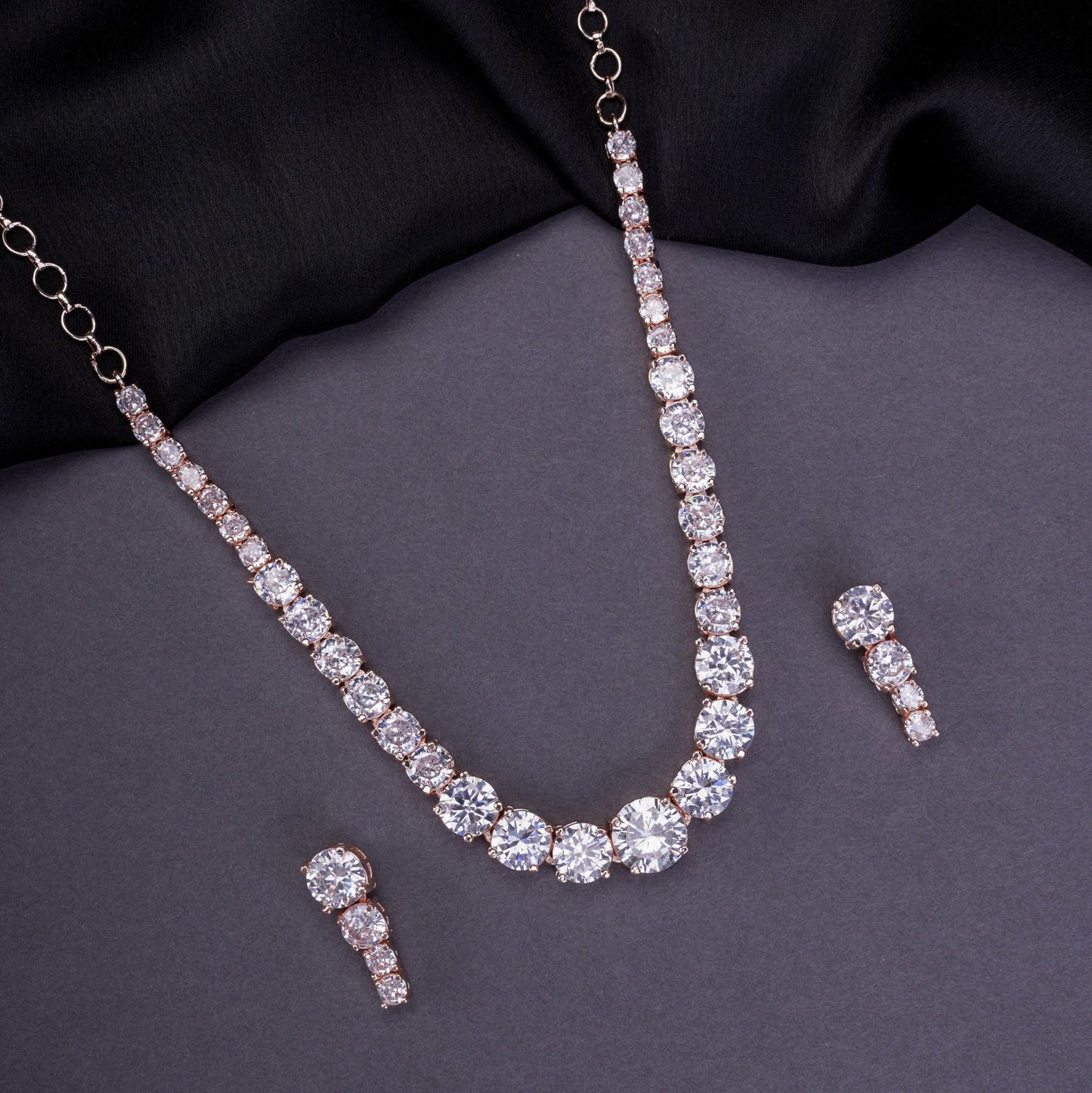 Opal Touch - Rose Petal Necklace - Necklace