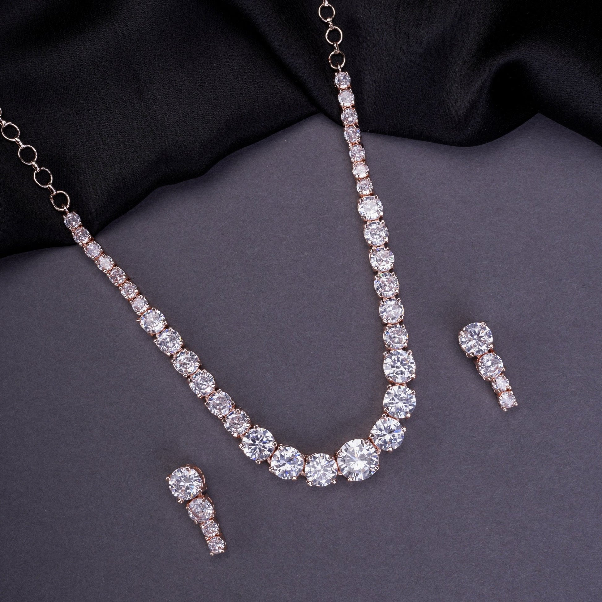 Opal Touch - Rose Petal Necklace - Necklace