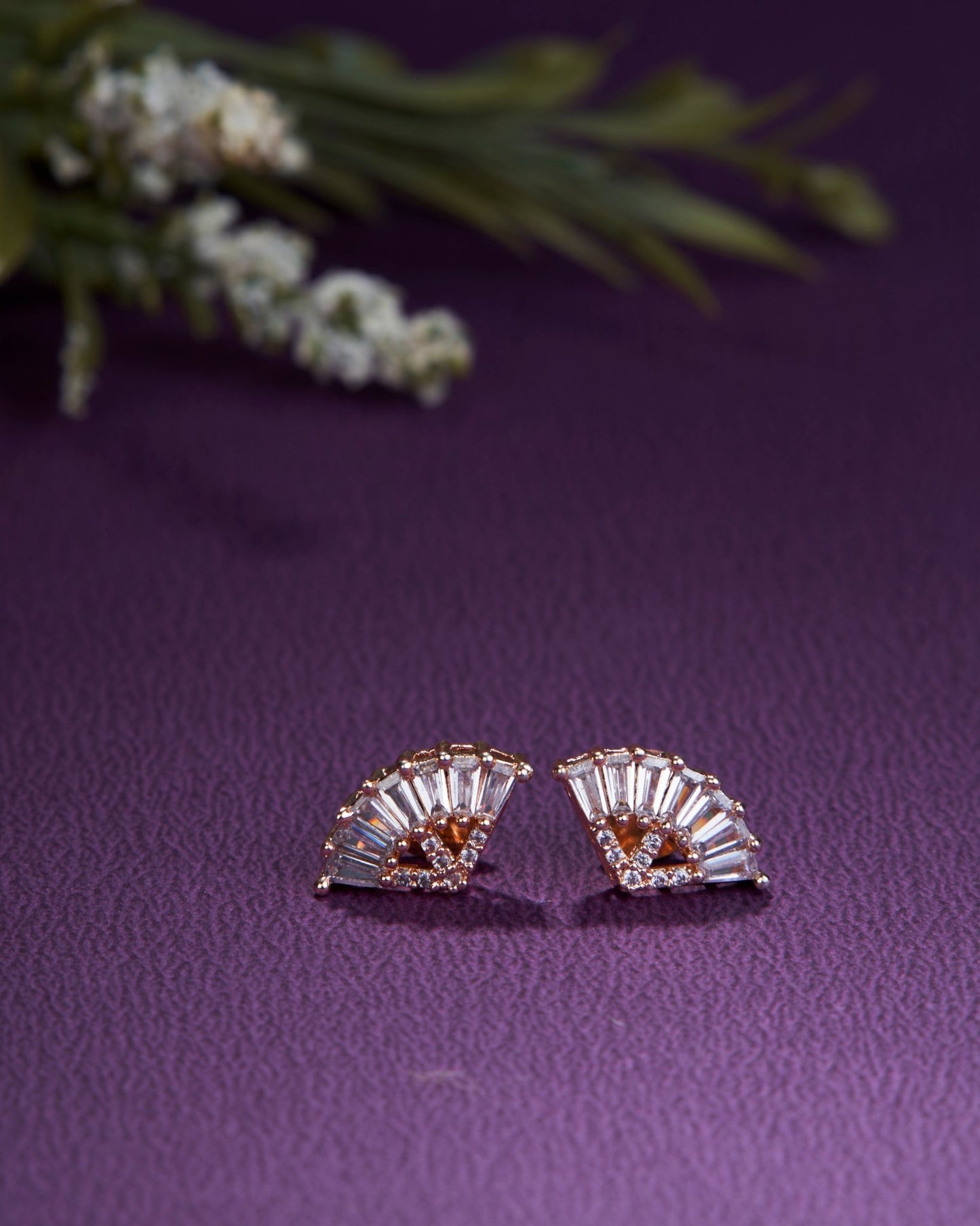 Opal Touch - Rose Petal Opal Studs - Studs