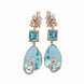Rose Quartz Elegance Earrings - Opal Touch