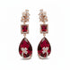 Rose Quartz Elegance Earrings - Opal Touch