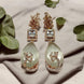 Earrings - Rose Quartz Elegance Earrings - Opal Touch