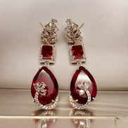 Earrings - Rose Quartz Elegance Earrings - Opal Touch