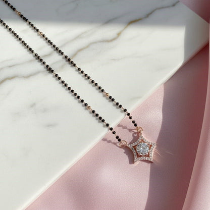 Rose Radiance Mangalsutra - Opal Touch