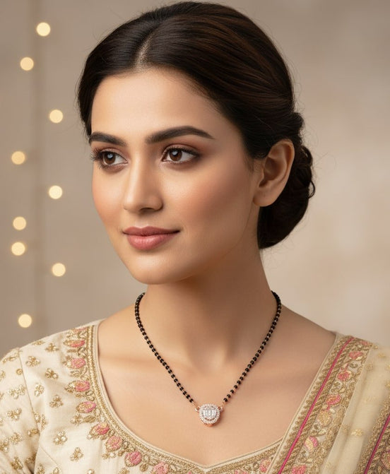 Roseate Bond Mangalsutra - Opal Touch
