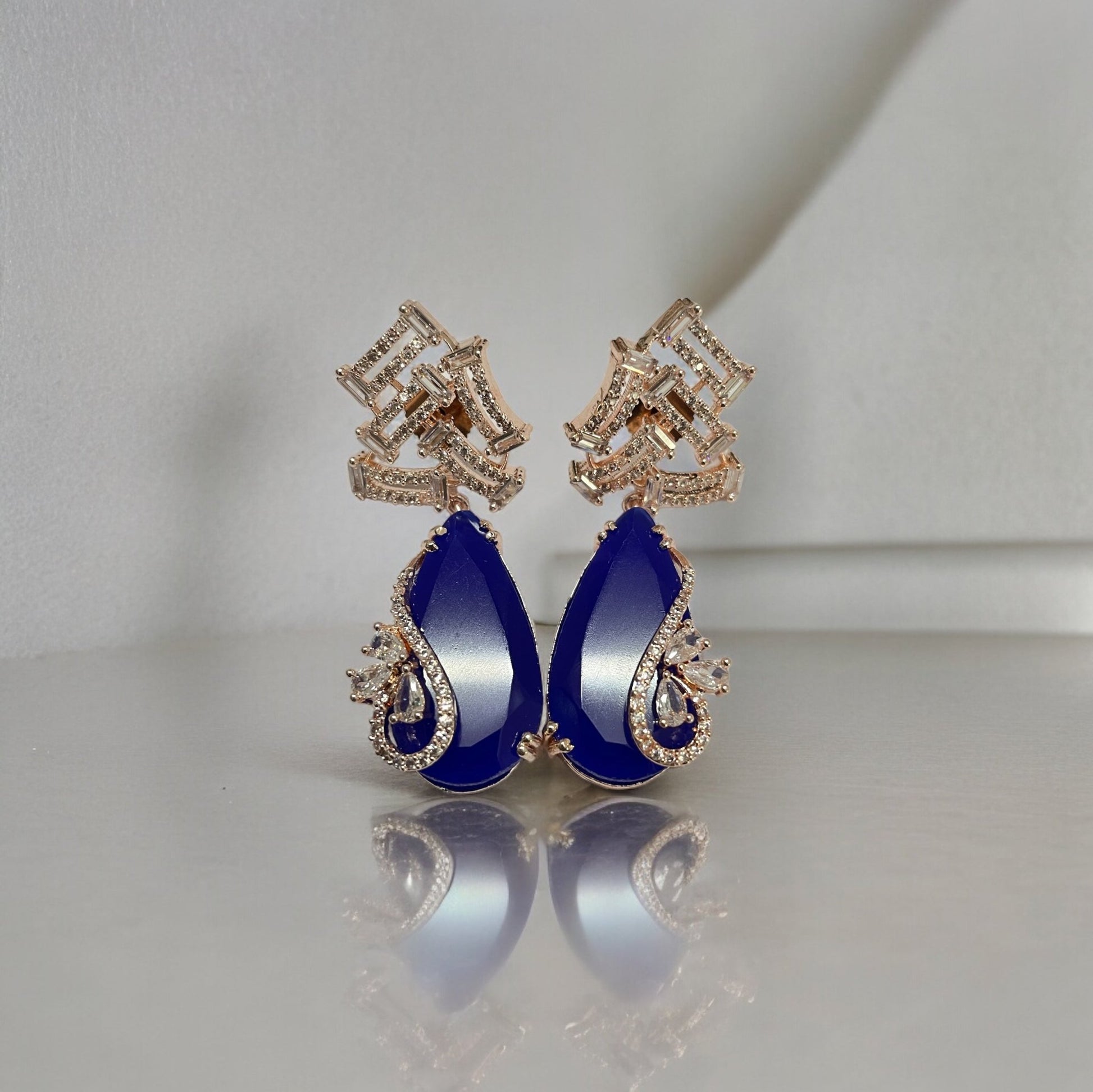 Earrings - Roseate Tear Glamour Earrings - Opal Touch