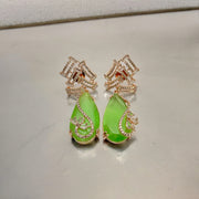 Earrings - Roseate Tear Glamour Earrings - Opal Touch