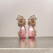 Earrings - Roseate Tear Glamour Earrings - Opal Touch