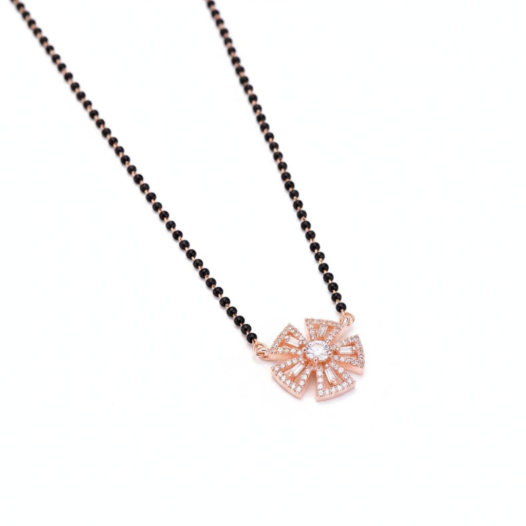 Rosette Eternity Mangalsutra - Opal Touch