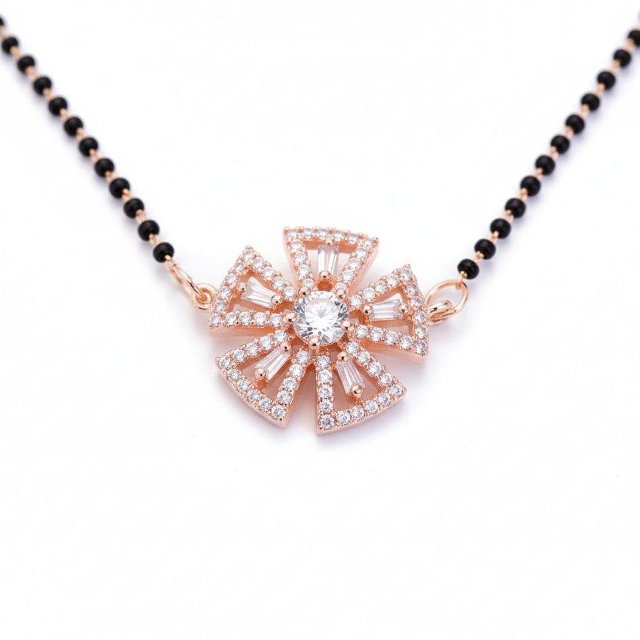 Rosette Eternity Mangalsutra - Opal Touch