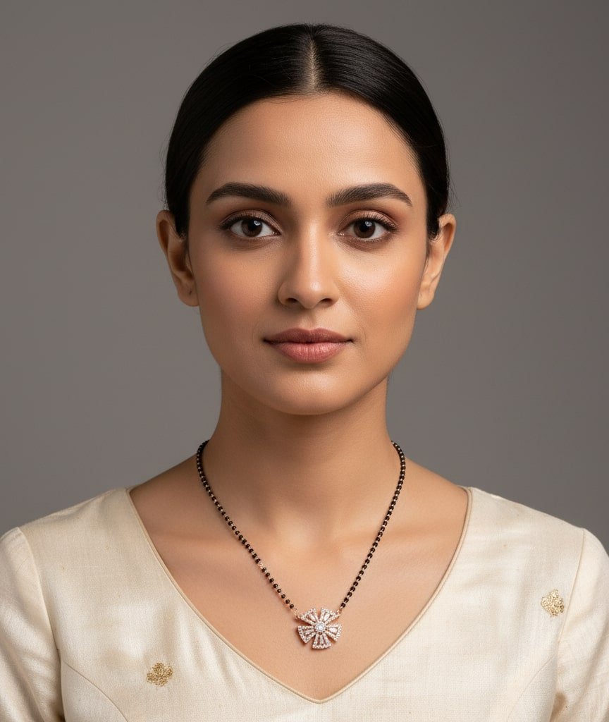 Rosette Eternity Mangalsutra - Opal Touch