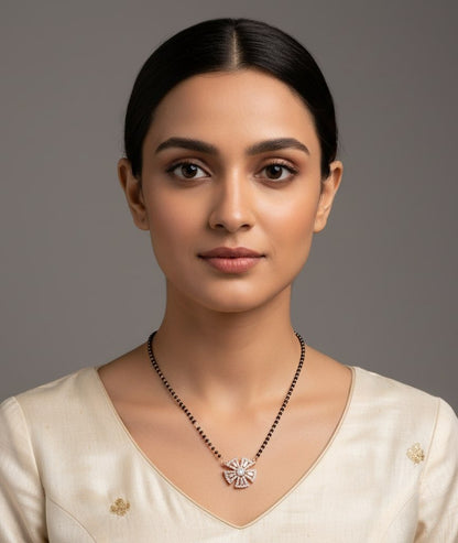 Rosette Eternity Mangalsutra - Opal Touch