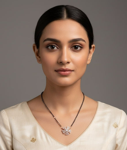 Rosette Eternity Mangalsutra - Opal Touch