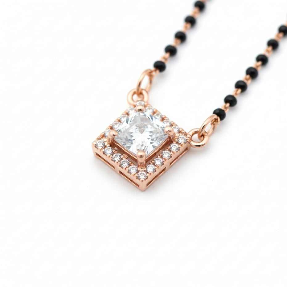 Rosewater Essence Mangalsutra - Opal Touch