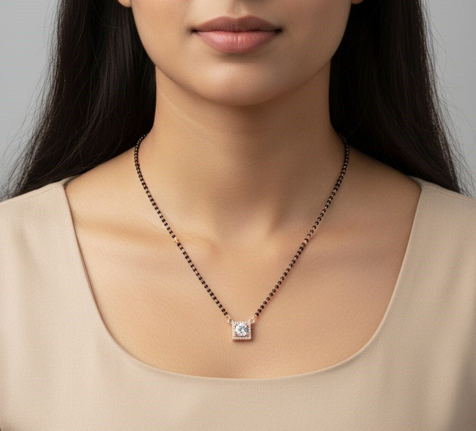 Rosewater Essence Mangalsutra - Opal Touch