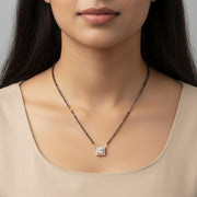 Rosewater Essence Mangalsutra - Opal Touch