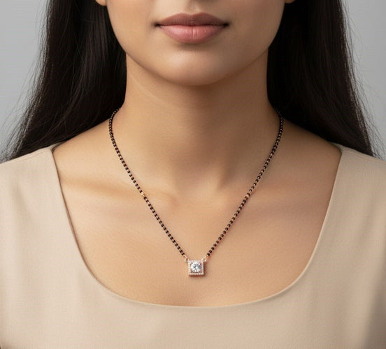 Rosewater Essence Mangalsutra - Opal Touch