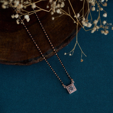 Mangalsutra - Rosewater Essence Mangalsutra - Opal Touch