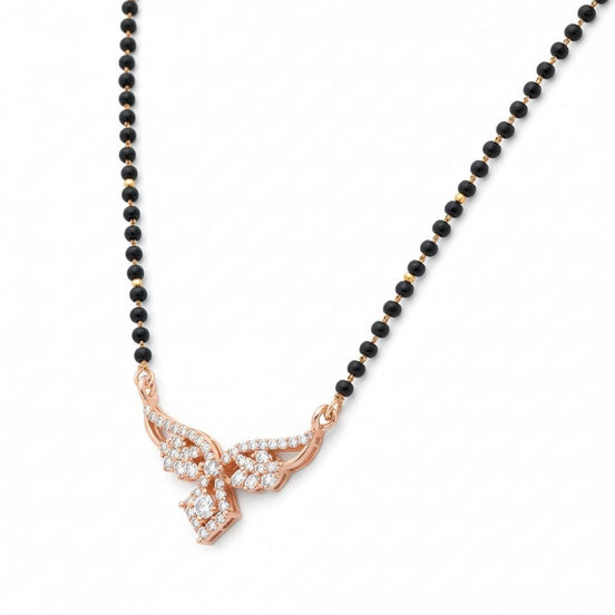 Rosy Radiance Mangalsutra - Opal Touch