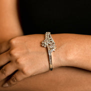 Royal Charm White Rhodium Bracelet - Opal Touch