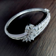 Royal Charm White Rhodium Bracelet - Opal Touch