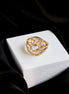 Rings - Royal Empress Gold Plated Ring - Opal Touch
