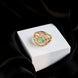 Rings - Royal Empress Gold Plated Ring - Opal Touch