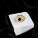Rings - Royal Empress Gold Plated Ring - Opal Touch