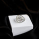 Rings - Royal Empress Rhodium Ring - Opal Touch