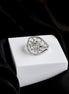 Rings - Royal Empress Rhodium Ring - Opal Touch