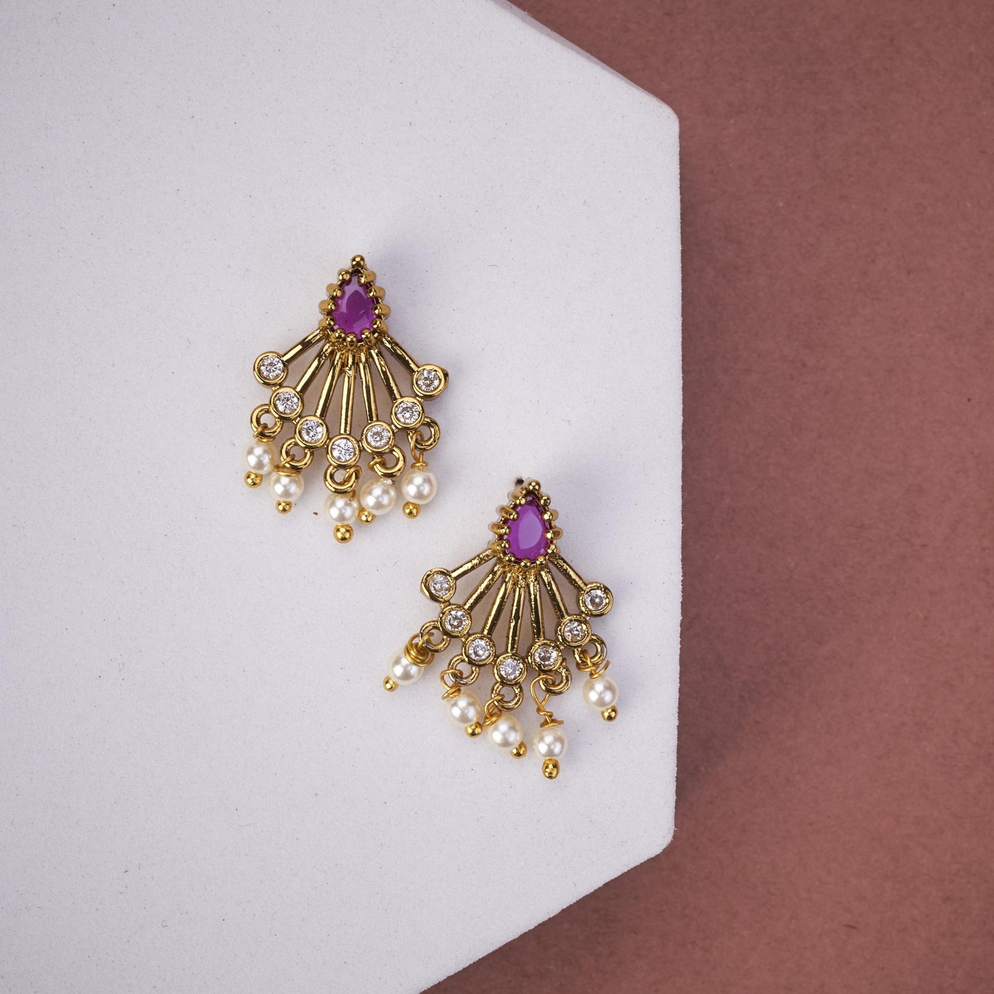 Studs - Royal Empress Studs - Opal Touch