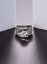 Rings - Royal Emrald Rhodium Ring - Opal Touch