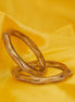 Bangles - Royal Grid Mehendi Plated Bangles - Opal Touch