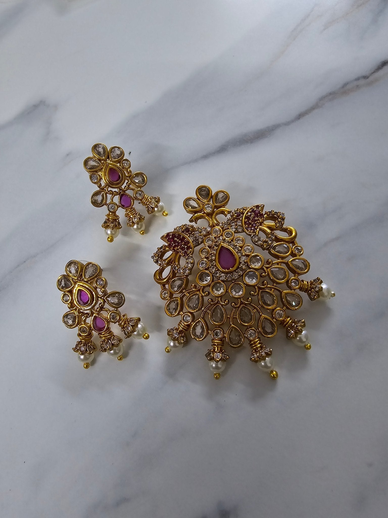 Locket Set - Royal Petals Matte Locket Set - Opal Touch