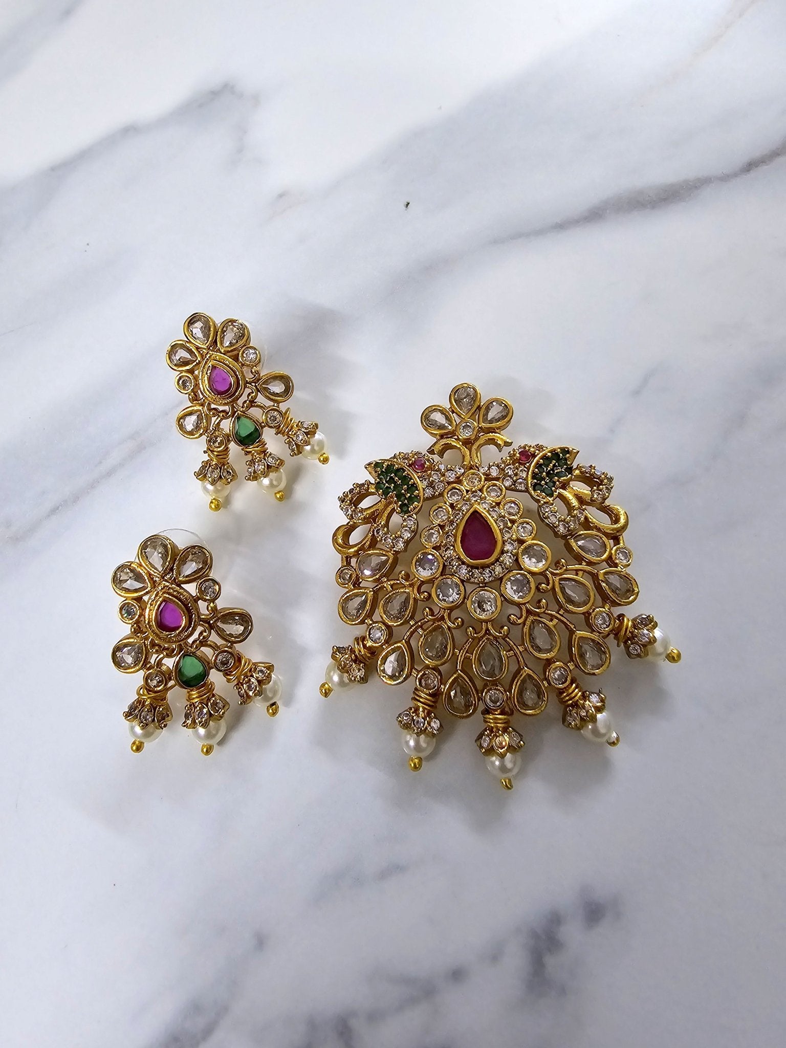 Locket Set - Royal Petals Matte Locket Set - Opal Touch