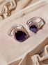 Opal Touch - Royal Plum Crystal Ring in Rose Gold - Ring