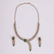 Necklace - Royal Radiance CZ Gold Plated Necklace Set - Opal Touch