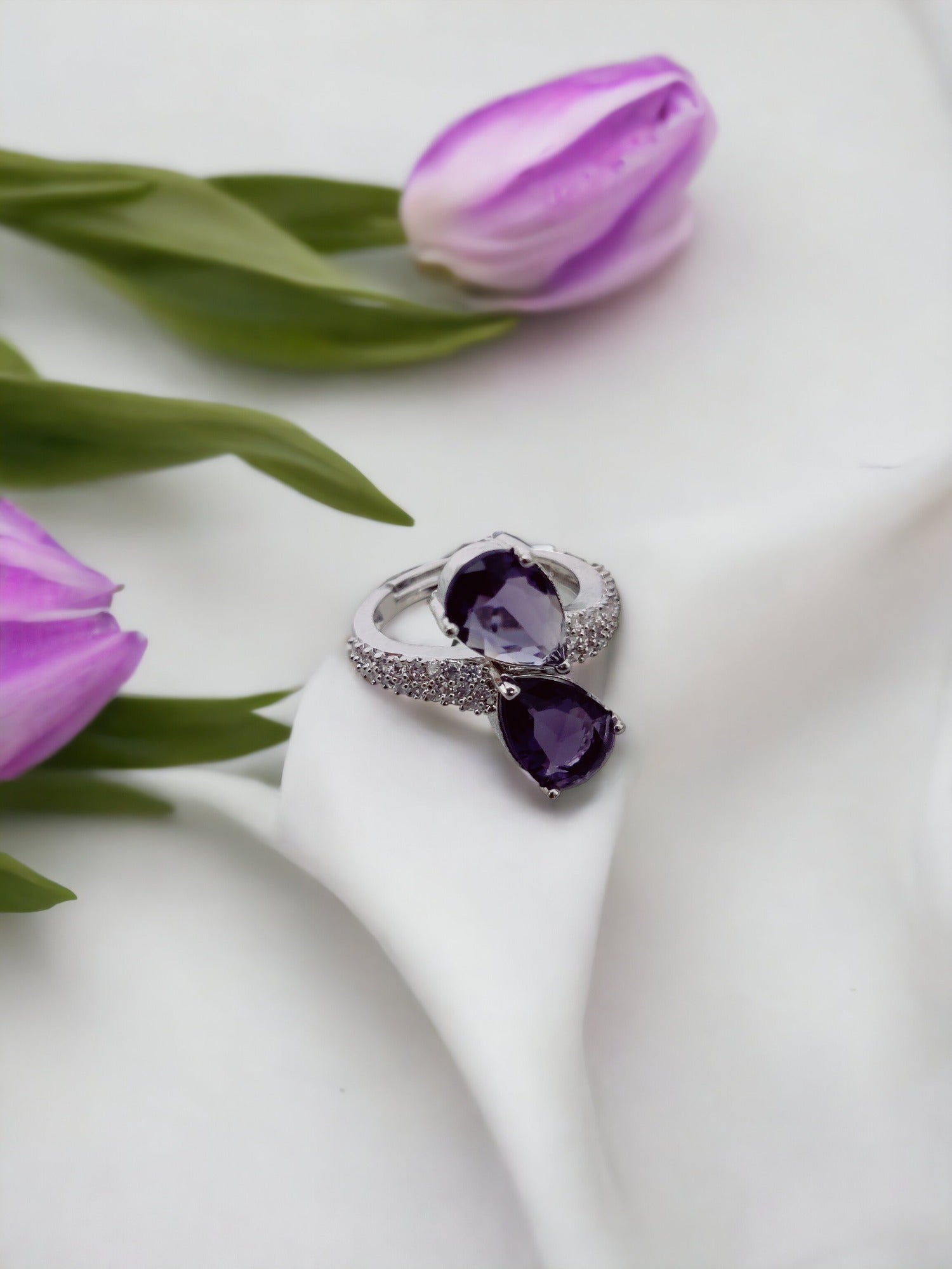 Opal Touch - Ruby Radiance Ring - Ring