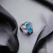 Opal Touch - Ruby Radiance Ring - Ring