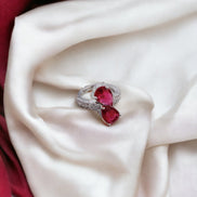 Opal Touch - Ruby Radiance Ring - Ring