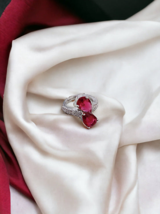 Opal Touch - Ruby Radiance Ring - Ring