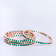 Opal Touch - Ruby Red Romance Bangles (Pack of 4) - Bangles